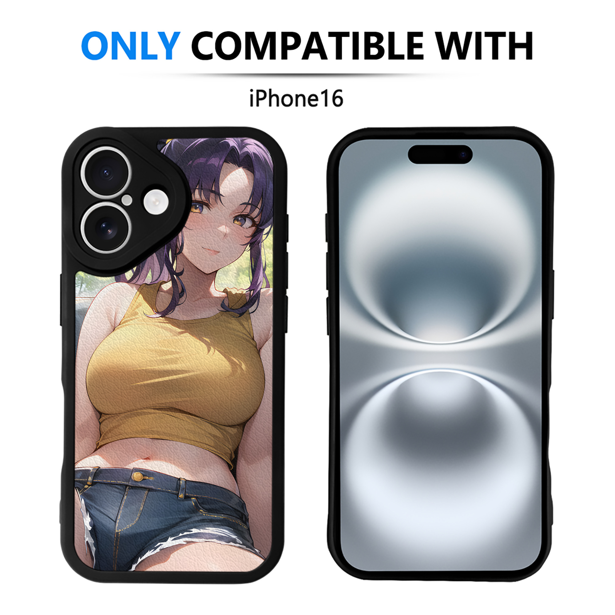 （画像用） EVA 新世紀エヴァンゲリオン 【iPhone 16シリーズ対応】シリコンスマホケース（レザー調） 材質：シリコン